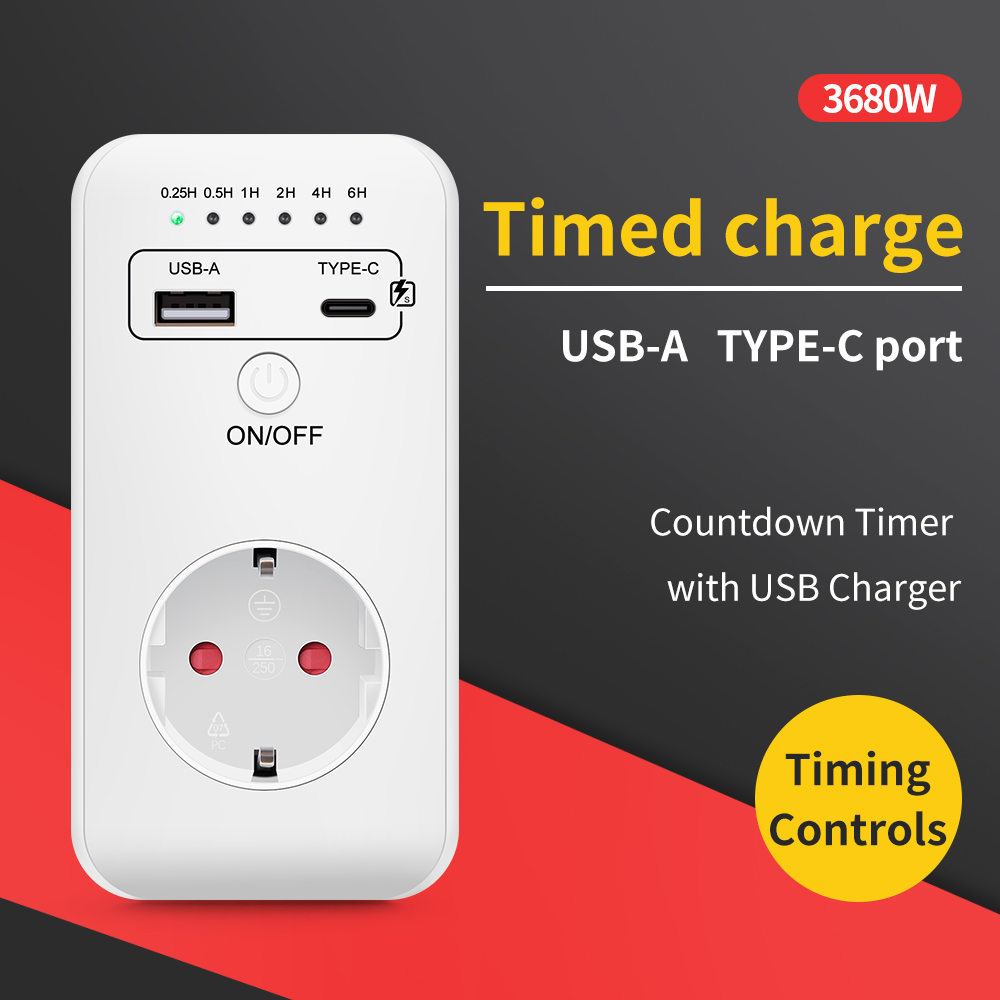 USB Type-C Timer Switch Digita - đánh giá và giá Kitchen Appliances Outlet