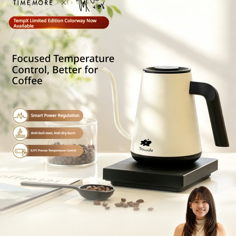 Timemore Fish Pro X Electric G - đánh giá và giá Electric Kettle Gooseneck