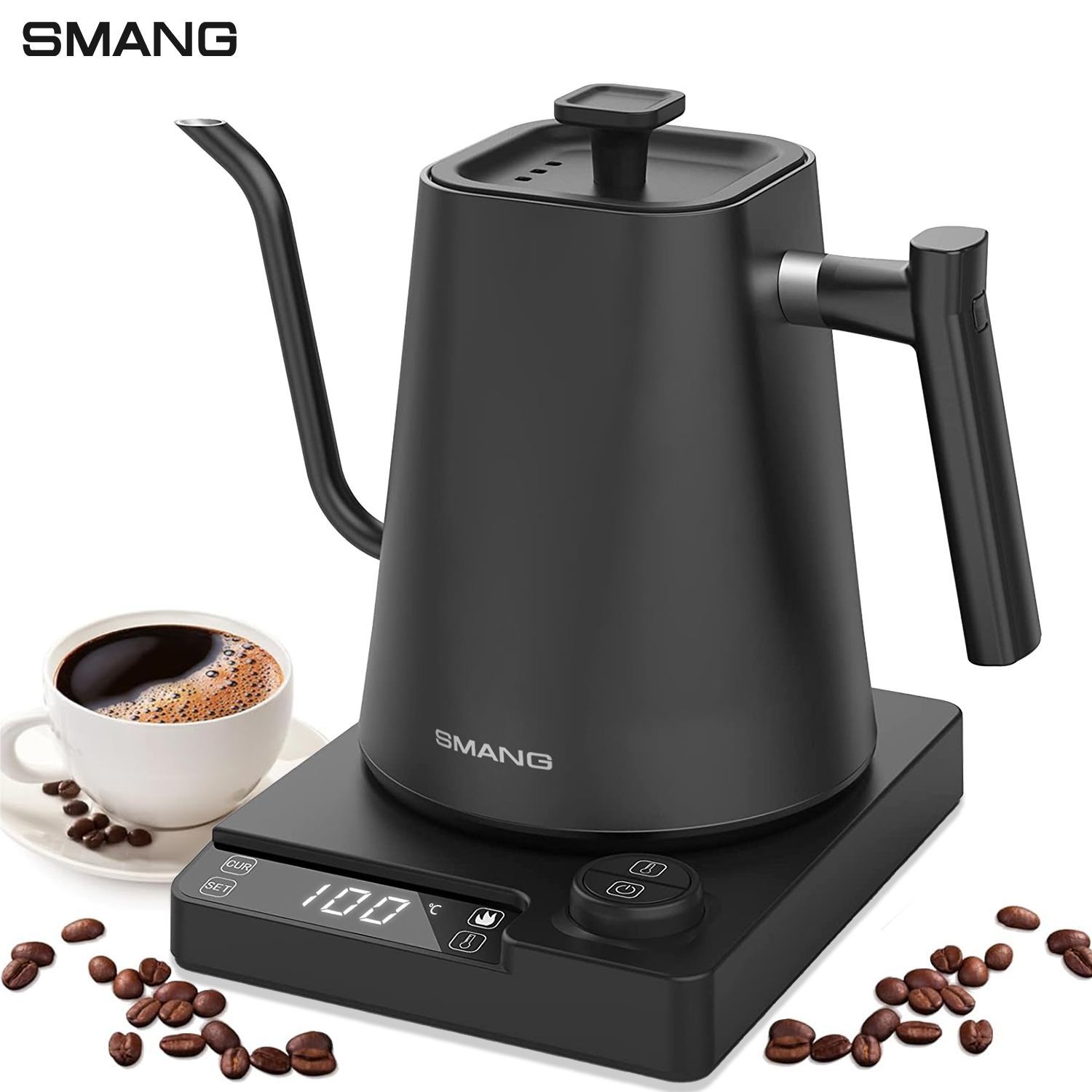SMANG 1200W Gooseneck Electric - đánh giá và giá Electric Kettle Gooseneck