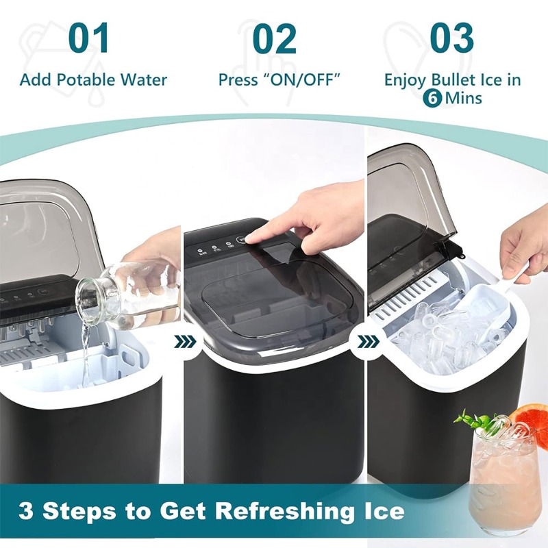 Portable Countertop Ice Maker  - đánh giá và giá Kitchen Appliances For Home