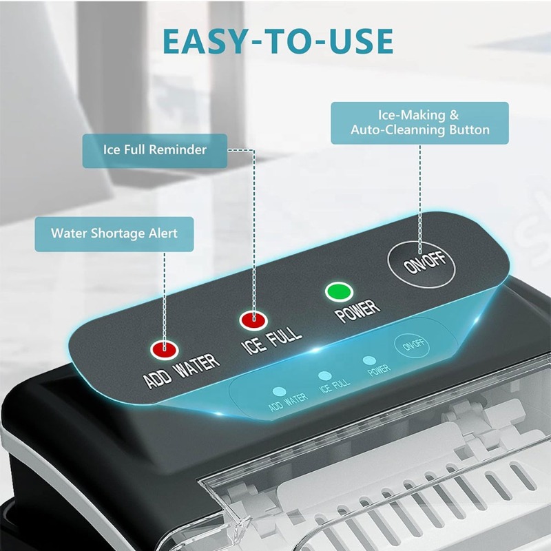 Portable Countertop Ice Maker  - đánh giá và giá Kitchen Appliances For Home