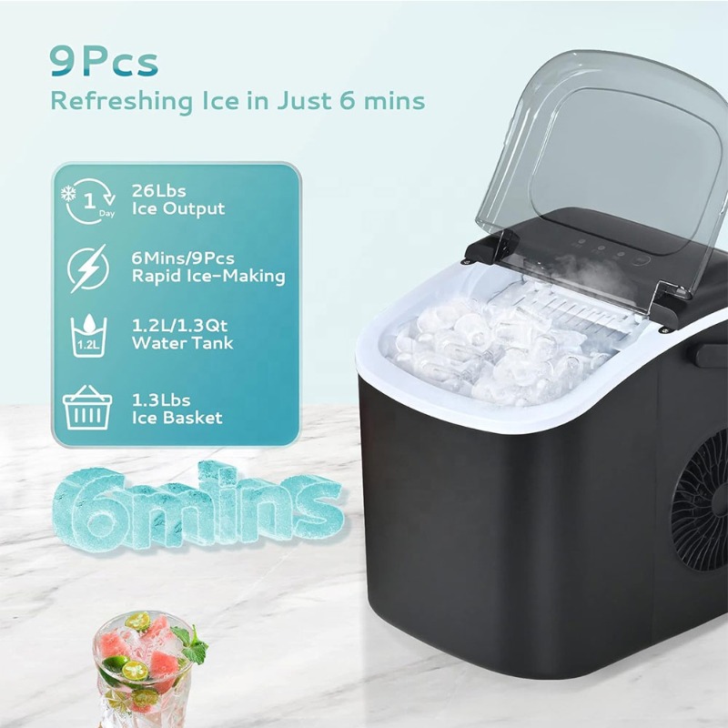 Portable Countertop Ice Maker  - đánh giá và giá Kitchen Appliances For Home